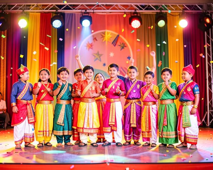 Children showing other talents on stage